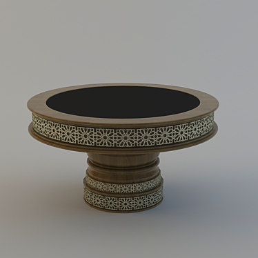 Oriental Inspired Custom Table 3D model image 1 