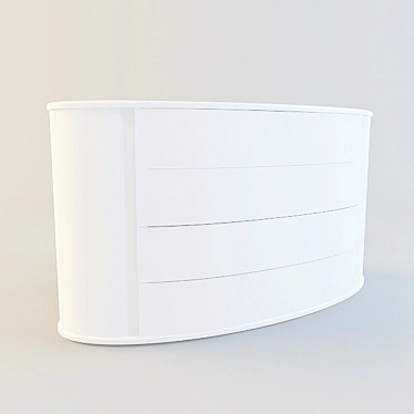 Sma Modern Dresser 3D model image 1 