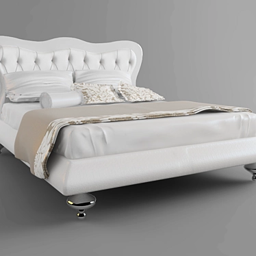 Title: Ardeco-Inspired Bed for Stylish Bathrooms 3D model image 1 