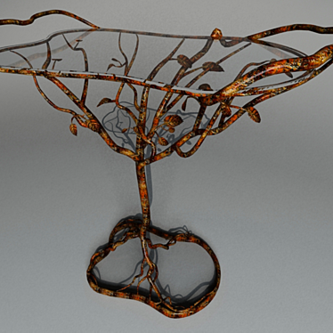 Forged Tree Table 3D model image 1 