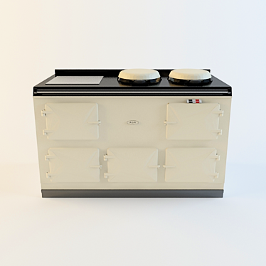 AGA cooker with 4-duhovkami