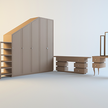 Villa Dreams Bedroom Furniture 3D model image 1 
