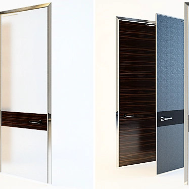 Italian Longhi Doors - Customizable 3D model image 1 