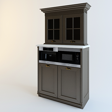 Modular Opera Aster: Stylish Servery 3D model image 1 