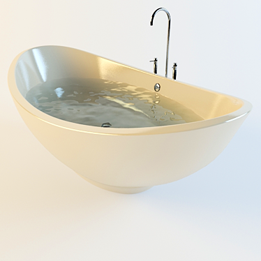 Luxurious Lavasca Bathtub 3D model image 1 