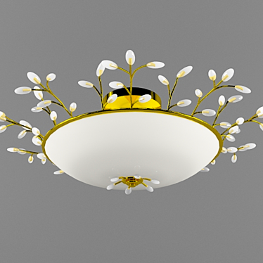 Branching Elegance: Exclusive Designer Chandelier 3D model image 1 