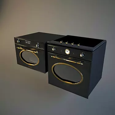 Smeg 3-in-1 Kitchen Appliance Set 3D model image 1 
