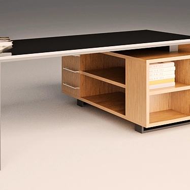 Modern Office Desk 3D model image 1 