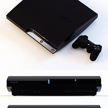 Playstation3: Photo-accurate Model, No Textures 3D model image 1 