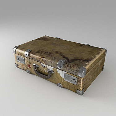 Vintage Traveler Suitcase 3D model image 1 