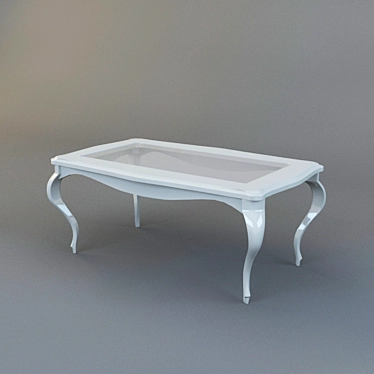 Santarossa Coffee Table: Sleek and Stylish 3D model image 1 