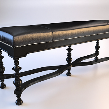 Celladora Bradbury Bench: Timeless Elegance for Your Home 3D model image 1 