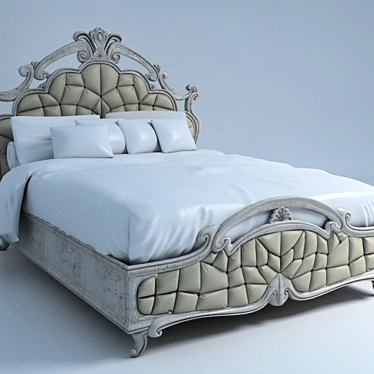 Classic Baby Bed: Timeless and Charming! 3D model image 1 