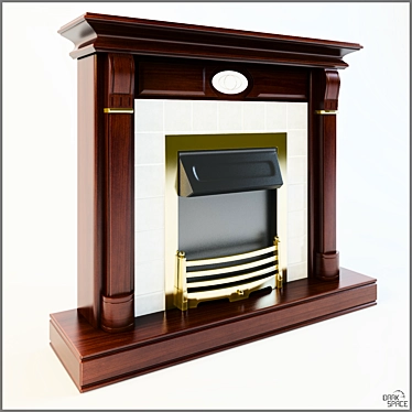 "Napoli" Fireplace Surround 3D model image 1 