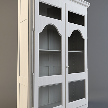 Elegant Bonnieux Bookshelf | Mis en Demeure 3D model image 1 