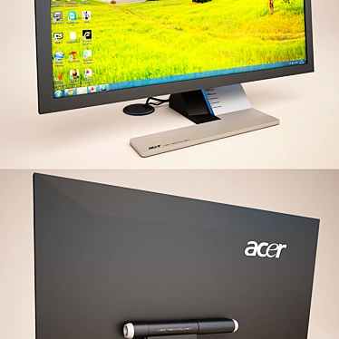 Acer 27" Ultra-Fast Monitor 3D model image 1 