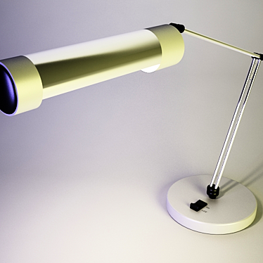 Modern Desk Lamp with Archival Texture 3D model image 1 