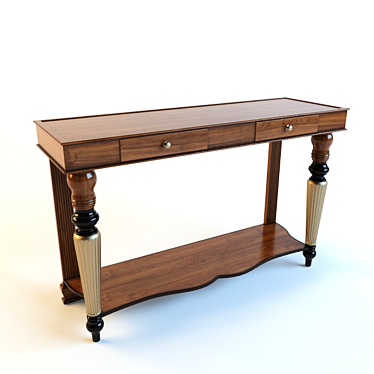 Elegant Console with Storage - Modenese Gastone 3D model image 1 