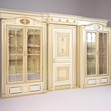 Multi-Purpose Cabinet: Stylish and Functional 3D model image 1 