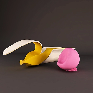 Banana Buzz: Conceptual Bar Set 3D model image 1 