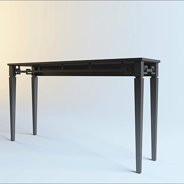 Elegant GALIMBERTI Console 3D model image 1 