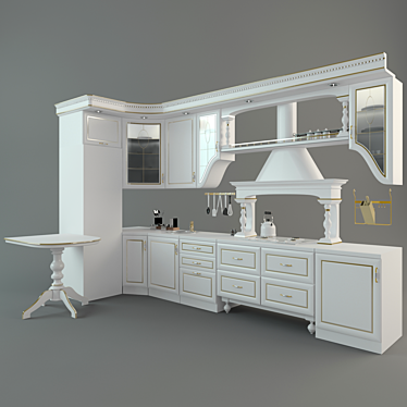 Stuffed Kitchen: A Blend of Flavors 3D model image 1 