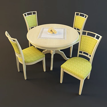 Orim?ks Oak Furniture: Quality Made in Russia 3D model image 1 