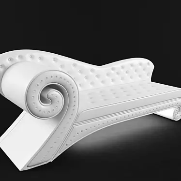 Glowing Nightclub Sofa 3D model image 1 