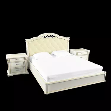 Elegia Bed - Perfectly Modeled 3D model image 1 