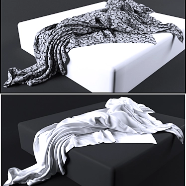  Cozy Dream Bedspread 3D model image 1 