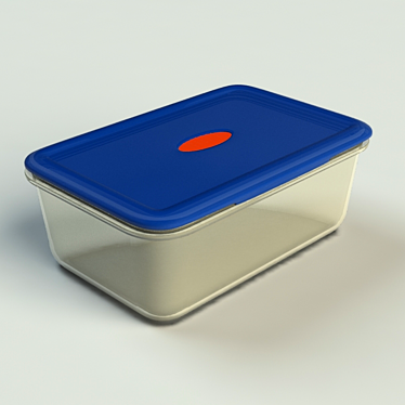 Versatile Plastic Food Storage 3D model image 1 