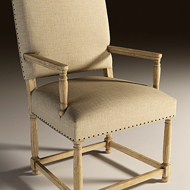 Eduard Armchair - Timeless Elegance 3D model image 1 