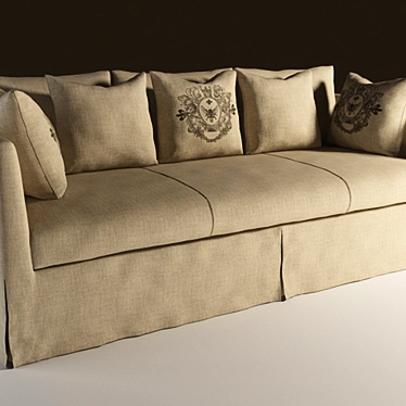 Elegant Walterom Sofa for Luxury Living 3D model image 1 