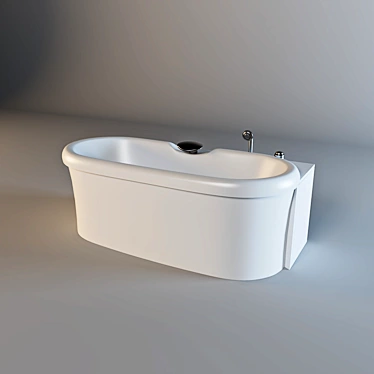 Luxury Spa Bath - 1900x900 3D model image 1 