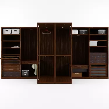 POLIFORM Senzafine Wardrobe 3D model image 1 