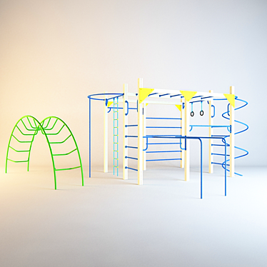 Kid's Sports Fun: Xil Sports Complex (Art. 6304) & Liana's Giant Playset (Art. 6727 3D model image 1 