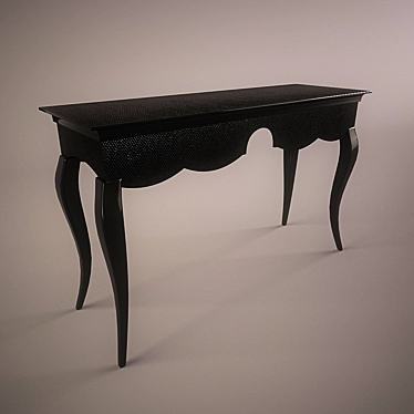 Modern Console Table with Sleek Design 3D model image 1 