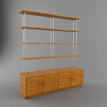 Souvenir Display Rack 3D model image 1 