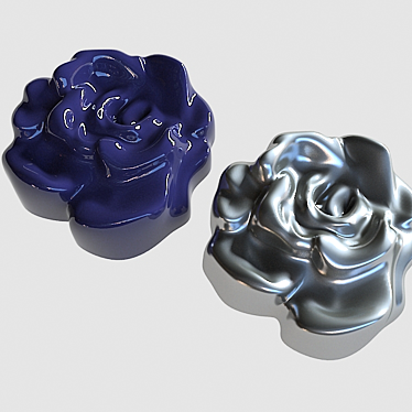 Rose Blossom Decoration 3D model image 1 