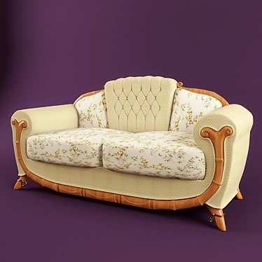 Comfort Plus Sofa 3D model image 1 