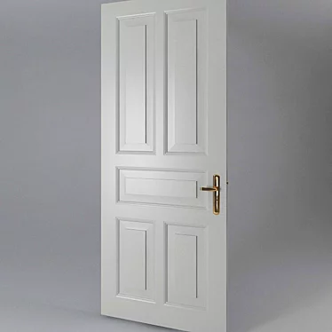 Authentic Russian Door 3D model image 1 