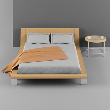 Bimax Luxe Bed 3D model image 1 