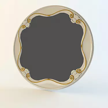 Elegant Volpi Mirror 3D model image 1 