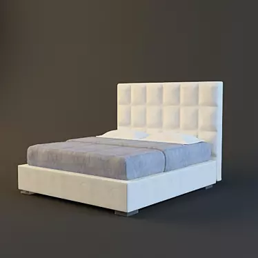 Luxurious William Bed by Cattelan Italia 3D model image 1 