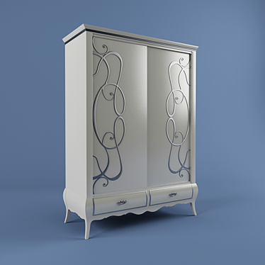 FLAI Hampshire Wardrobe 3D model image 1 