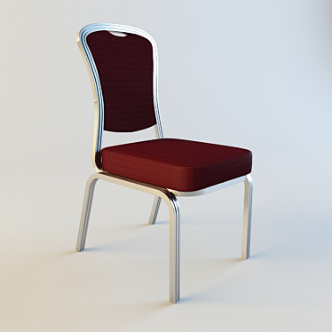 BURGESS Siena Banquet Chair: Elegant, Stackable 3D model image 1 
