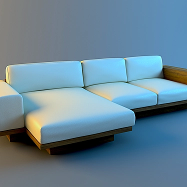 Italian Zen Sofa by ALF UNO 3D model image 1 