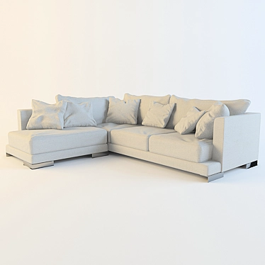 Sleek Comfort: Flexform Long Island 3D model image 1 