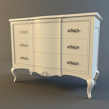 Elegant Giorgiocasa Art. 1150C Commode 3D model image 1 