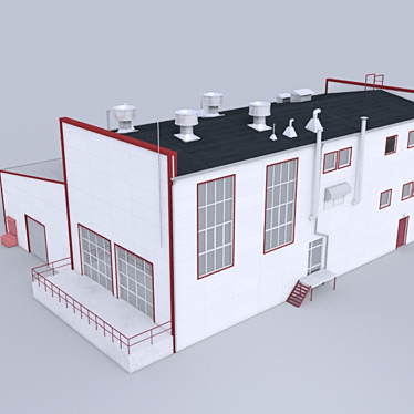 Efficient Boiler Room Solution 3D model image 1 